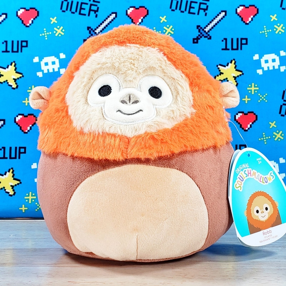 Squishmallow Robb the Orange Orangutan 7.5" UltraSoft Stuffed Plush Toy NWT